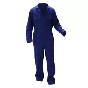 image of Warrior Mens Stud Front Coverall (3XL/L) (Navy)