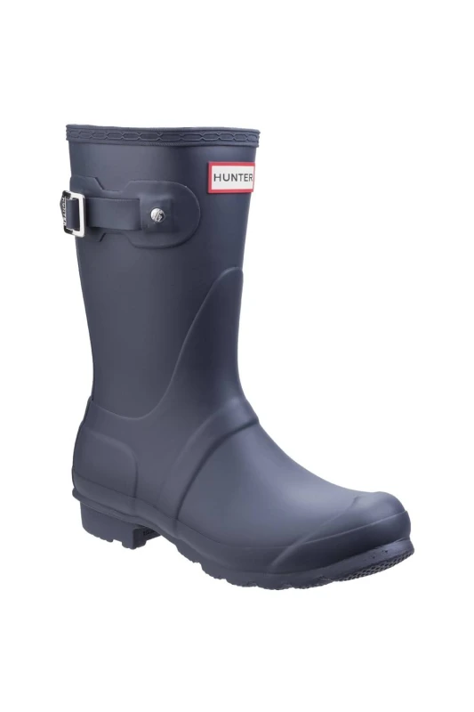 Image of Hunter Hunter Womens Original Short Wellington Navy Female 3 AJ96301