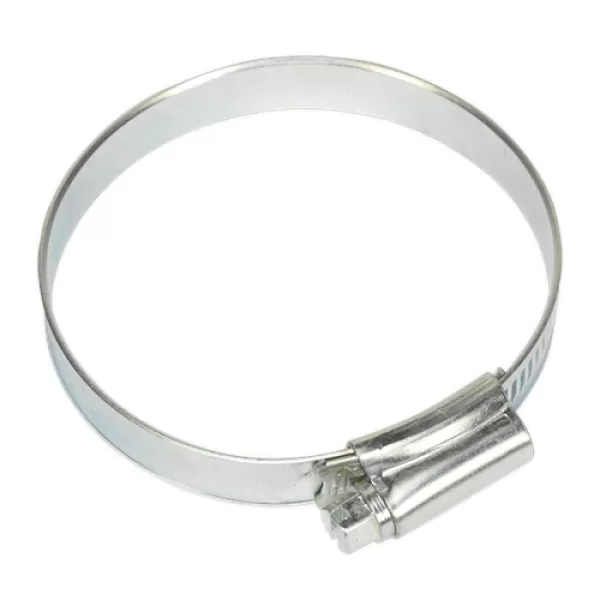 Image of Genuine SEALEY SHC3 Hose Clip Zinc Plated Ø51-70mm Pack of 10