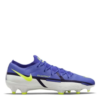 image of Nike Phantom GT Pro FG Football Boots - Blue/Grey