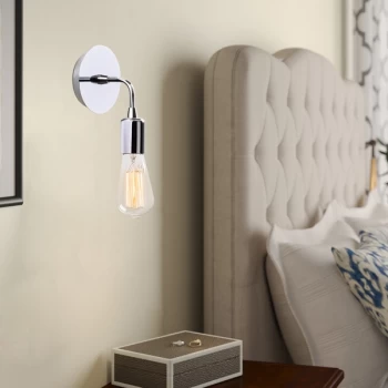 Image of Harput - N-1323 Chrome Wall Lamp