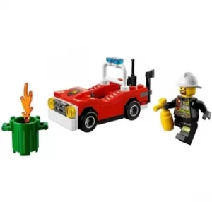 image of Lego City Polybag City Fire Car Playset