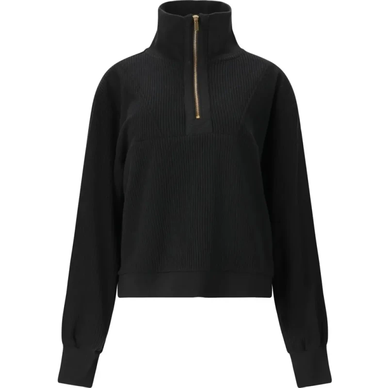 Image of Athlecia Womens 1/2 zip sweater Athlecia Reiley Noir Female 34