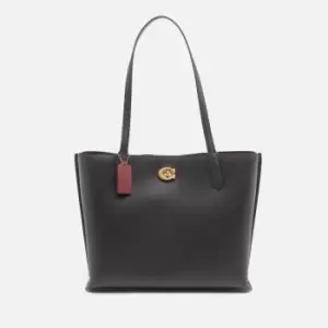 Image of Coach Womens Willow Tote Bag - Black