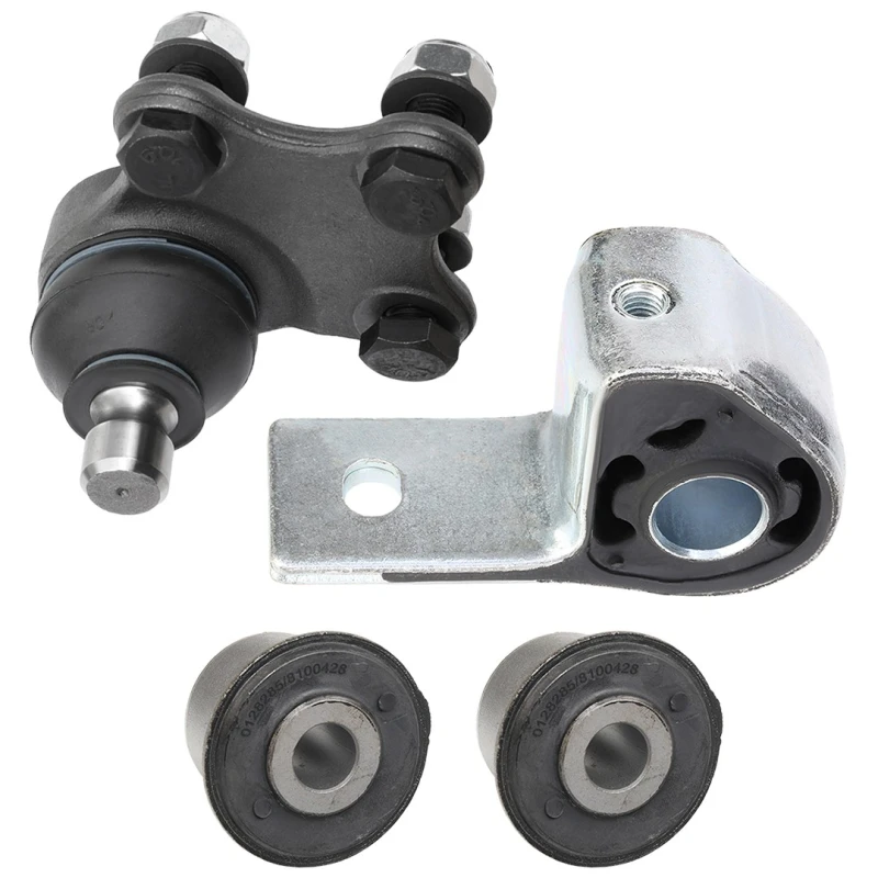 Image of RIDEX 771R0009 Repair Kit, wheel suspension Front Axle, with rubber mount Repair Kit,wheel suspension (771)