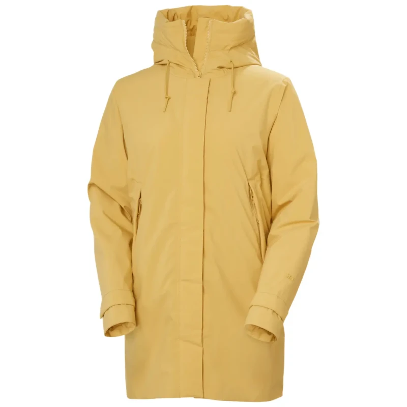 Image of Helly Hansen Womens waterproof jacket Helly Hansen Victoria Ins Mid Beige Female L