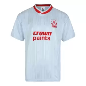 Image of Liverpool FC 1987 Away Retro Football Shirt
