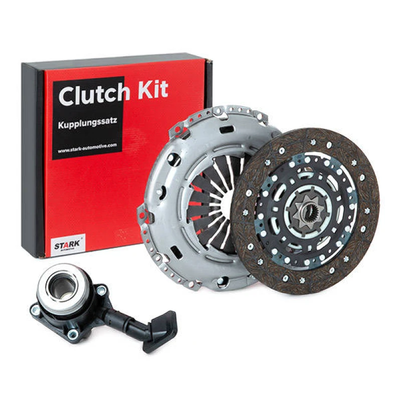 Image of STARK SKCK-0100947 Clutch with central slave cylinder, with clutch disc, three Piece, for engines with dual-mass flywheel Clutch Kit (479)