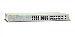 image of Allied Telesis AT-FS750/28PS - 24 Ports Manageable Ethernet Switch