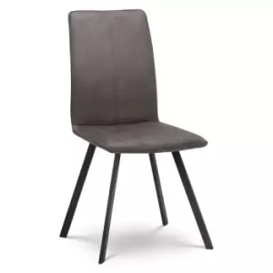 Image of Julian Bowen Monroe Fabric Dining Chairs - 2pk