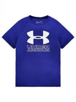 Image of Urban Armor Gear Childrens Tech Hybrid Print Fill T-Shirt - Blue White