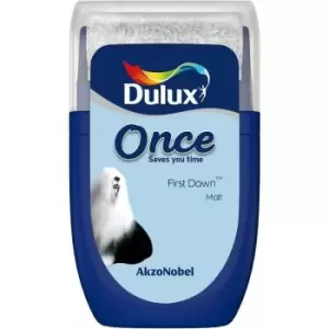 Image of Dulux Once First Dawn Matt Emulsion Paint 30ml