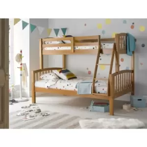 Image of Mya Triple Sleeper Pine With Memory Foam Mattresses