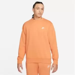 Image of Nike Sportswear Club Crew - Orange