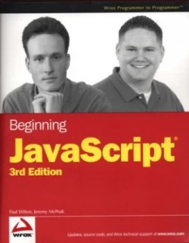 Image of Beginning Javascript by Paul Wilton Paperback