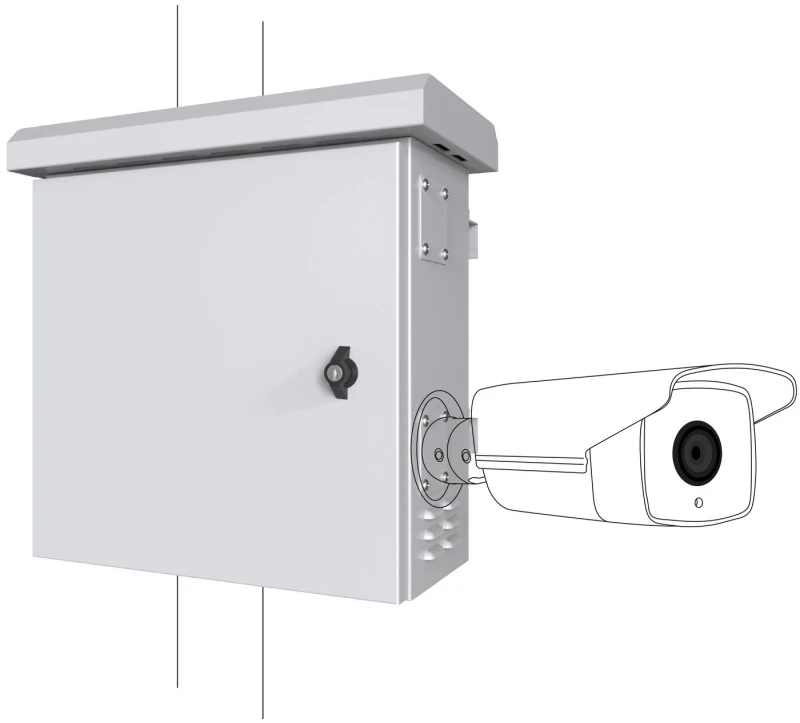 Image of Lanview RCCTV006 rack cabinet 0U White
