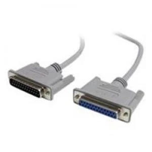 image of StarTech.com 6ft Straight Through DB25 Serial/Parallel Cable - M/F