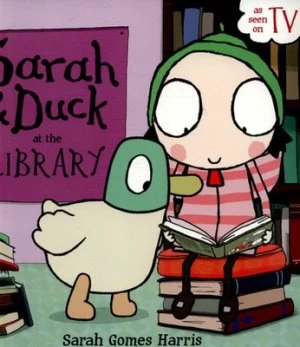 Image of Sarah and Duck at the Library by Sarah Gomes Harris Book