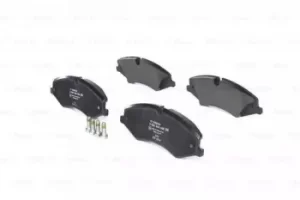 Image of Bosch 0986494408 BP1330 Brake Pad Set Disc Brake Front Axle