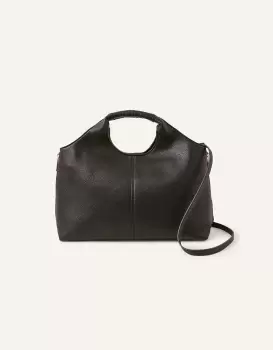 Image of Accessorize Womens Wrap Handle Handheld Bag Black