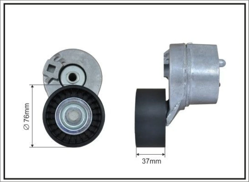 Image of CAFFARO Tensioner Lever, v-ribbed belt CAFFARO 114799SP