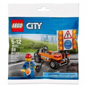 image of LEGO City: Road Worker Mini Figure (30357)