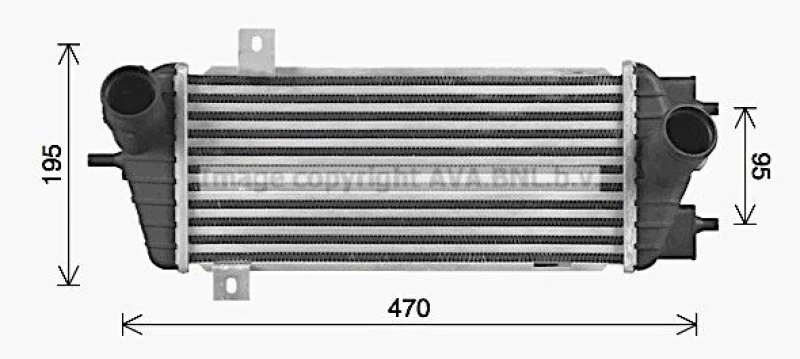 Image of Intercooler PRASCO KA4324