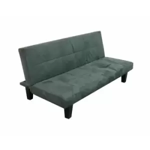 image of Atlanta Charcoal 3Seater Suede microfabric Sofabed