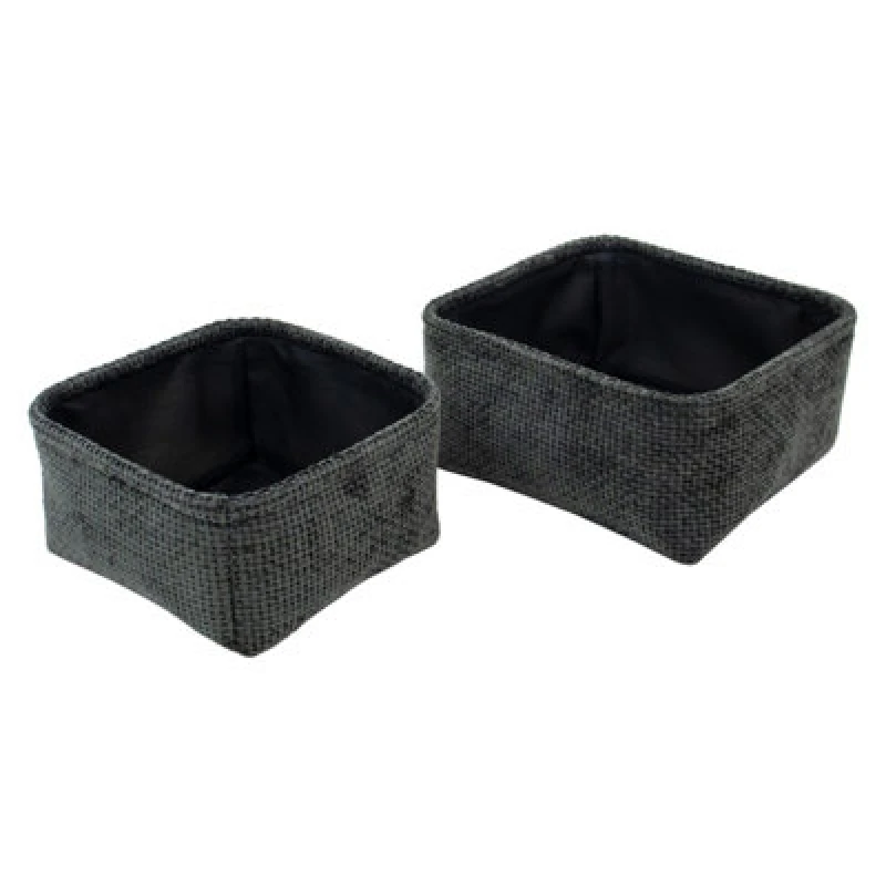 Image of Jvl Metro Square Storage Baskets - Set Of 2