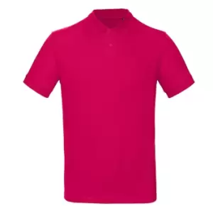 Image of B&C Mens Inspire Polo (Pack of 2) (2XL) (Raspberry Sorbet)