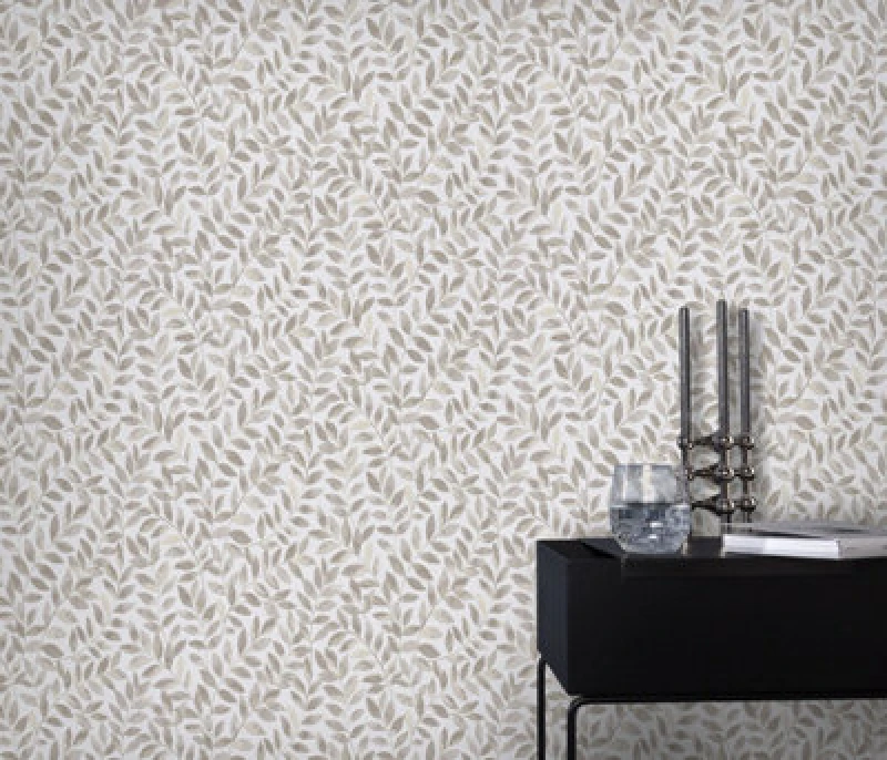 Image of Erismann Opus Ameroso Blown Vinyl Wallpaper - Brown