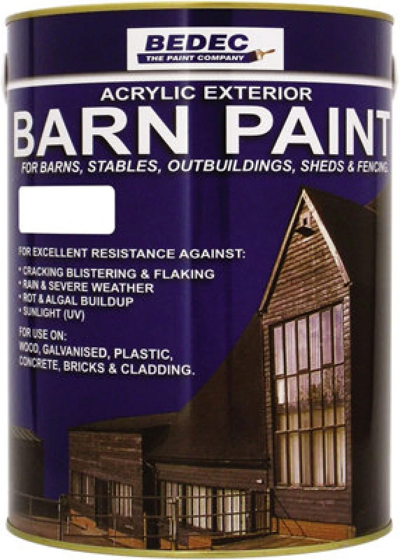 Image of Bedec Barn Paint Matt Black 2.5L