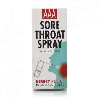 image of AAA Sore Throat Spray 60 Sprays