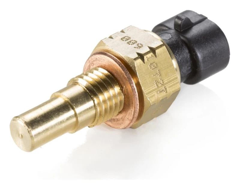 Image of HELLA 6PT 009 107-271 Coolant Temperature Sensor black, with gasket/seal, Black Coolant Temperature Sensor (830)