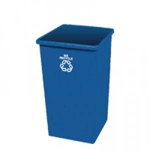 Image of Slingsby Paper Recycling Bin Base 132.5L Blue 324161 Lid not included