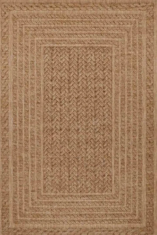 Image of The Rugs Indoor Outdoor Limonero Rug Sisal Look Durable Rectangular Pile In Beige
