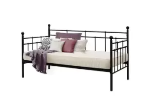 image of Birlea Lyon 3ft Single Black Steel Daybed