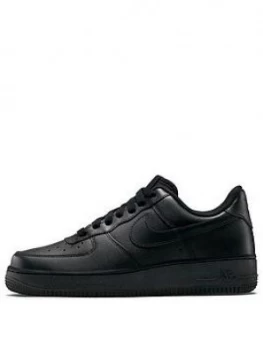 Image of Nike Air Force 1 '07, Black, Size 3, Women