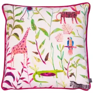 image of Hide + Seek Kids Cushion Rainbow, Rainbow / 43 x 43cm / Polyester Filled