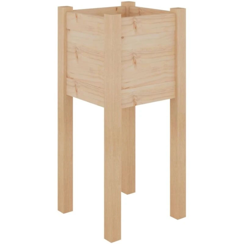 Image of VIDAXL Garden Planter 31x31x70cm Solid Pinewood Vidaxl 8720286815106