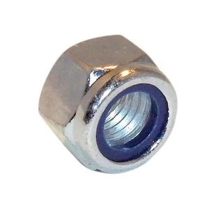 Image of ForgeFix Hexagon Nut & Nylon Insert ZP M8 Bag 100