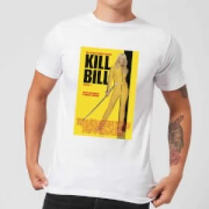 Image of Kill Bill Poster Mens T-Shirt - White - 4XL