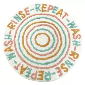 Image of Wash Rinse Repeat Bath Mat Multi