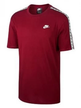 Image of Nike Sportswear Repeat T Shirt Red Size 2XL Men