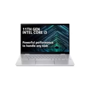 Image of Acer Spin 514 14" 2-in-1 Silver Chromebook - Intel Core i3...