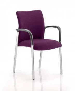 Image of Academy Fully Bespoke Fabric Chair with Arms Tansy Purple