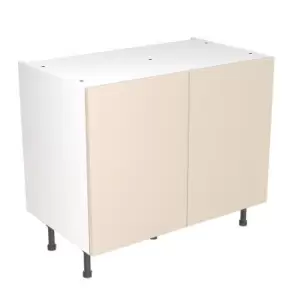 image of KitchenKIT Slab 100cm Base Unit - Gloss Cashmere