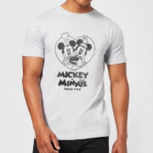 Image of Disney Minnie Mickey Since 1928 T-Shirt - Grey - 3XL