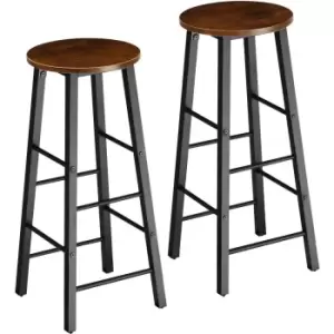 image of TecTake Keynes 2 Bar Stools