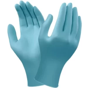 Image of Tuffsafe Nitrile Disposable Gloves, Blue, Pack Qty 100, X-Large
